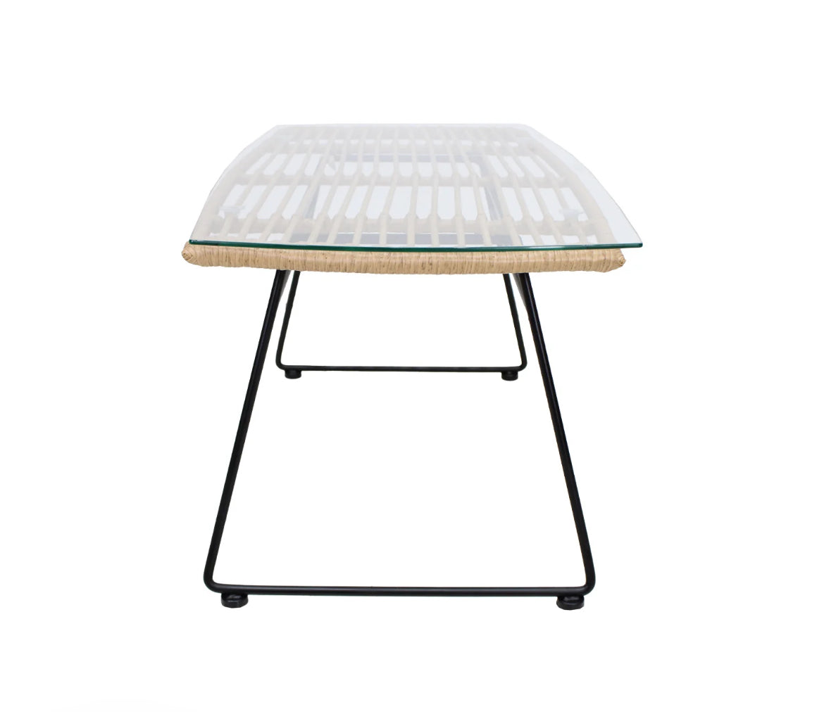 Mesa de centro Tobago rattan