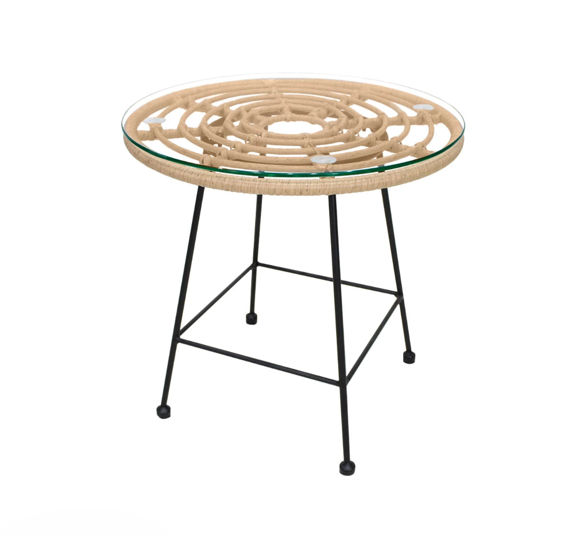 Mesa de centro dominicana rattan
