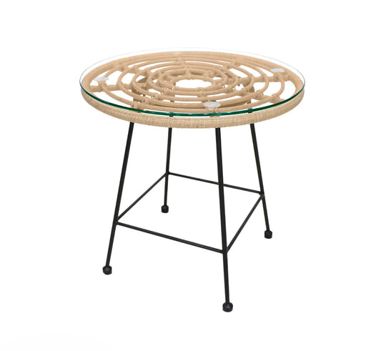 Mesa de centro dominicana rattan