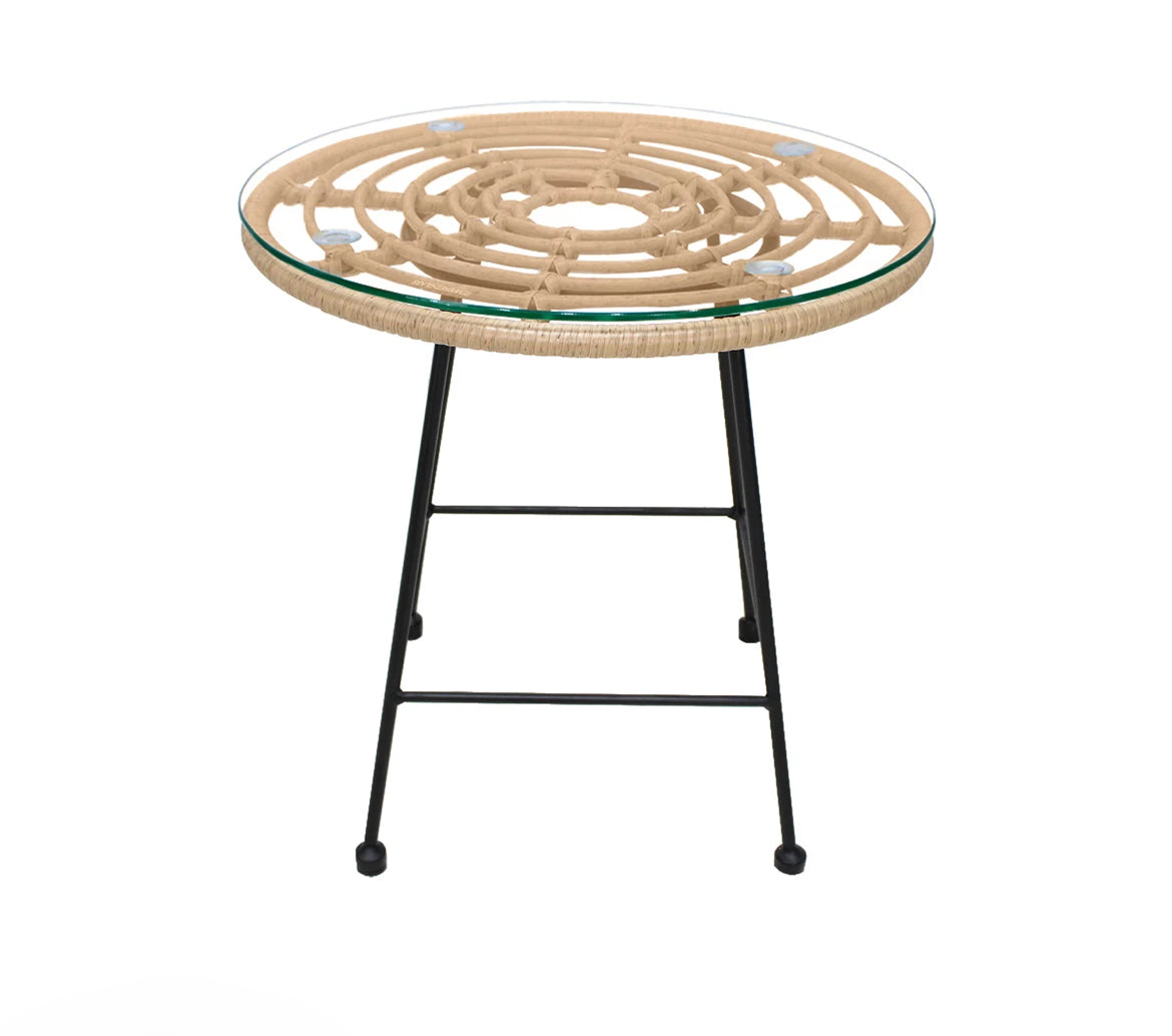 Mesa de centro dominicana rattan