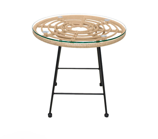 Mesa de centro dominicana rattan