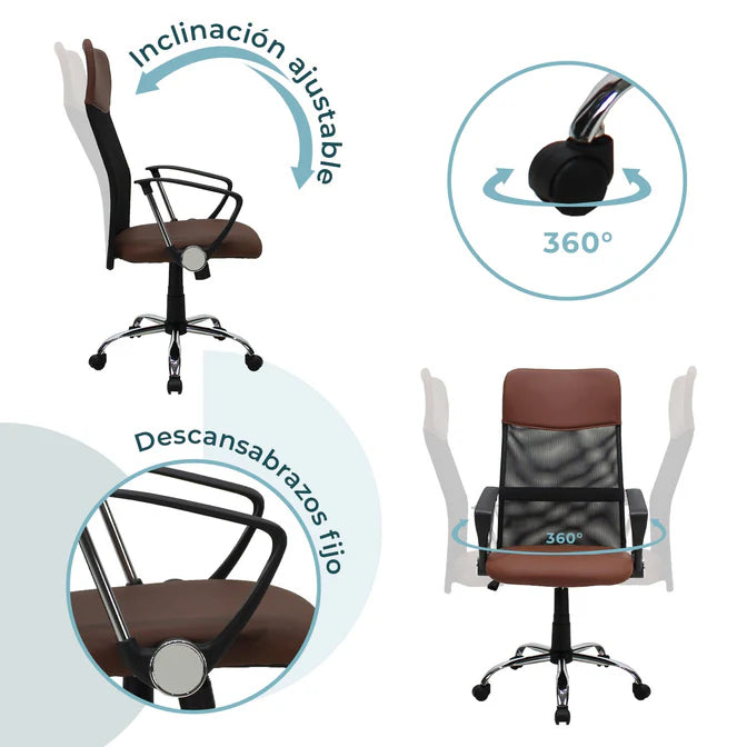 Silla Ejecutiva 2006A Mesh Cafe