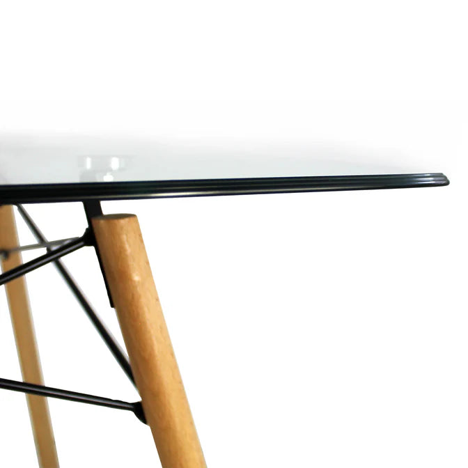 Comedor Mesa Oslo Cristal T5