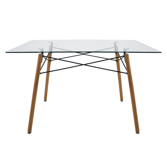 Comedor Mesa Oslo Cristal T5