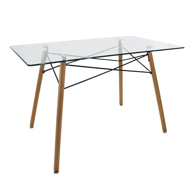 Comedor Mesa Oslo Cristal T5