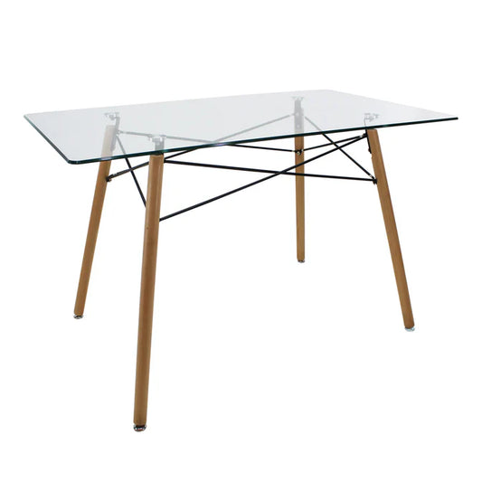 Comedor Mesa Oslo Cristal T5